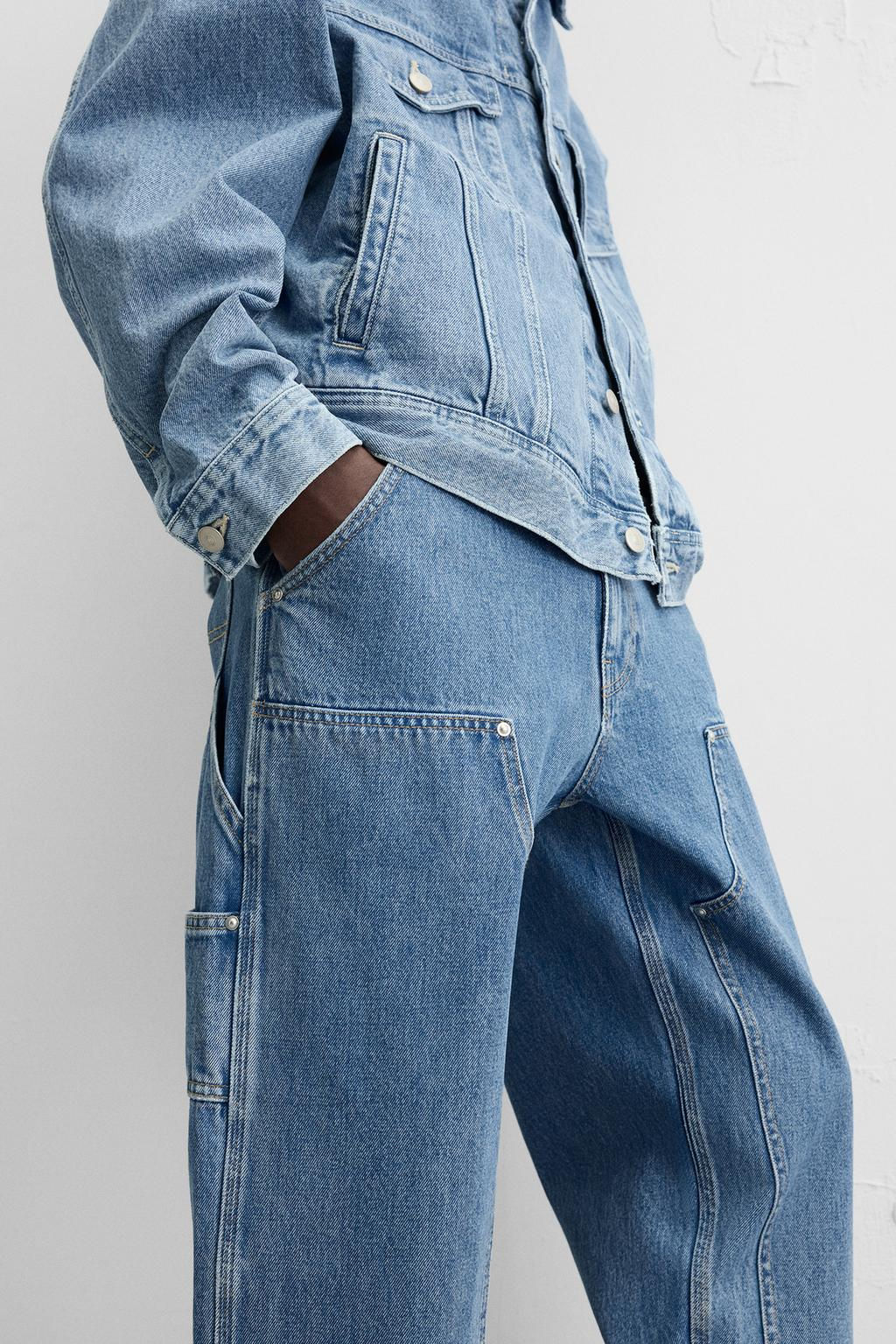 CARPENTER STRAIGHT-LEG JEANS - Zara фото 36