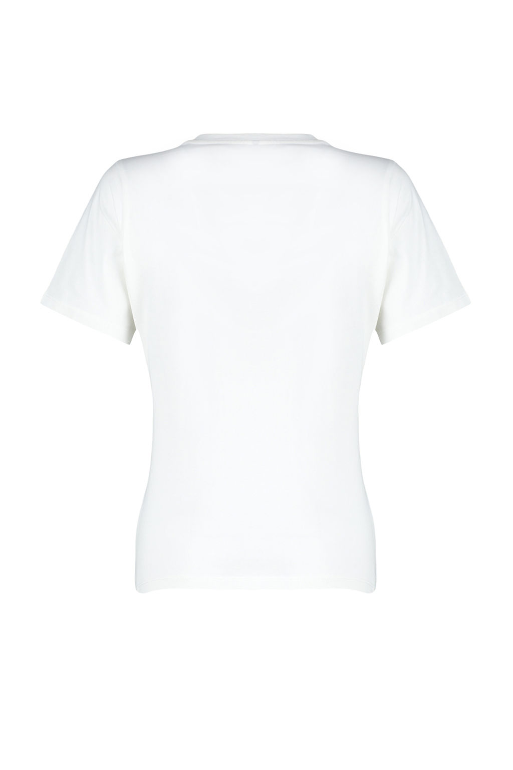 Ekru Onden Pilise Detayl? Regular/Normal Kal?p Bisiklet Yaka Orme Bluz TWOSS24BZ00302