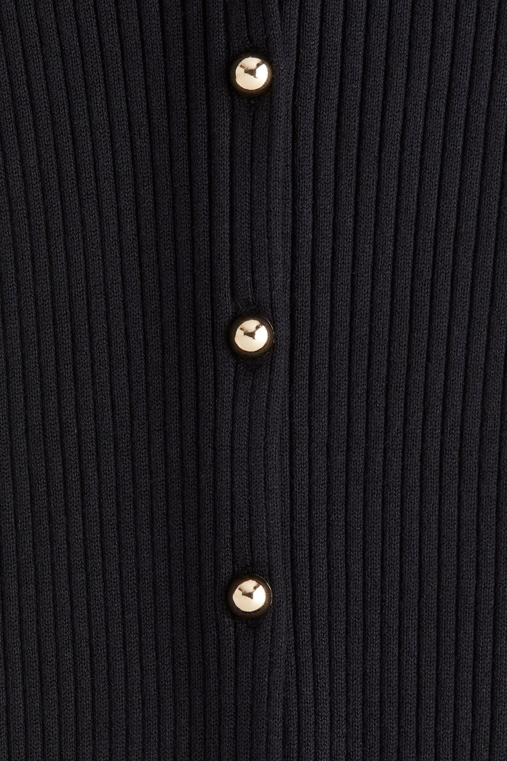 Rib-knit button-front dress - H&m фото 6