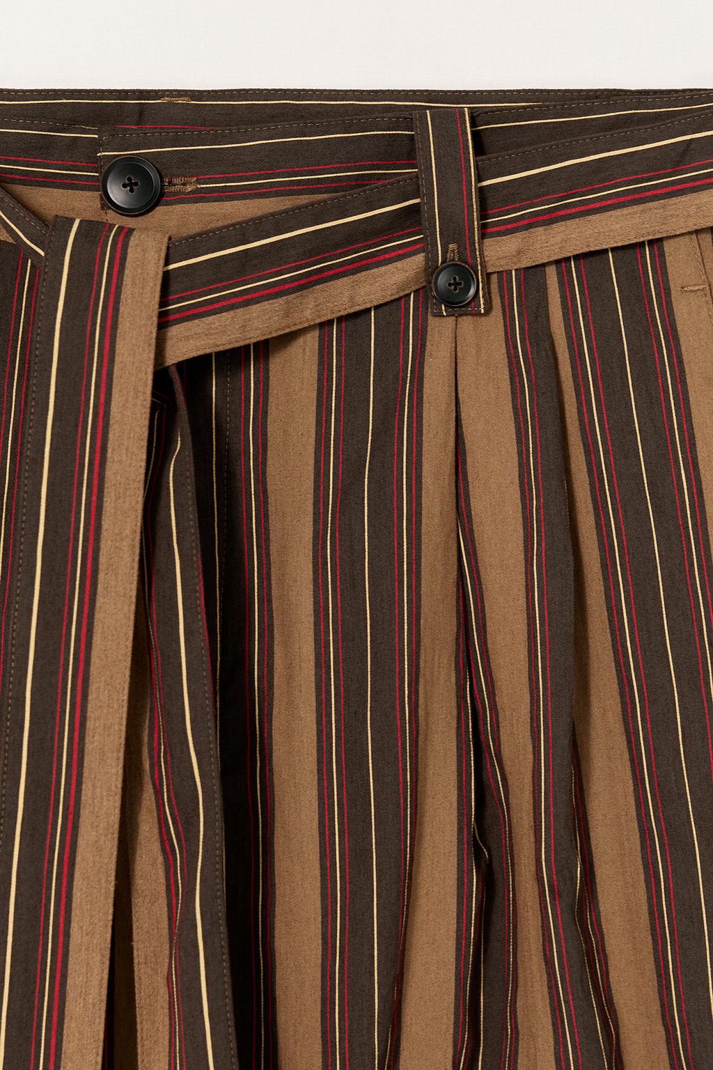 LIMITED EDITION STRIPED TROUSERS WITH BELT - Zara фото 8