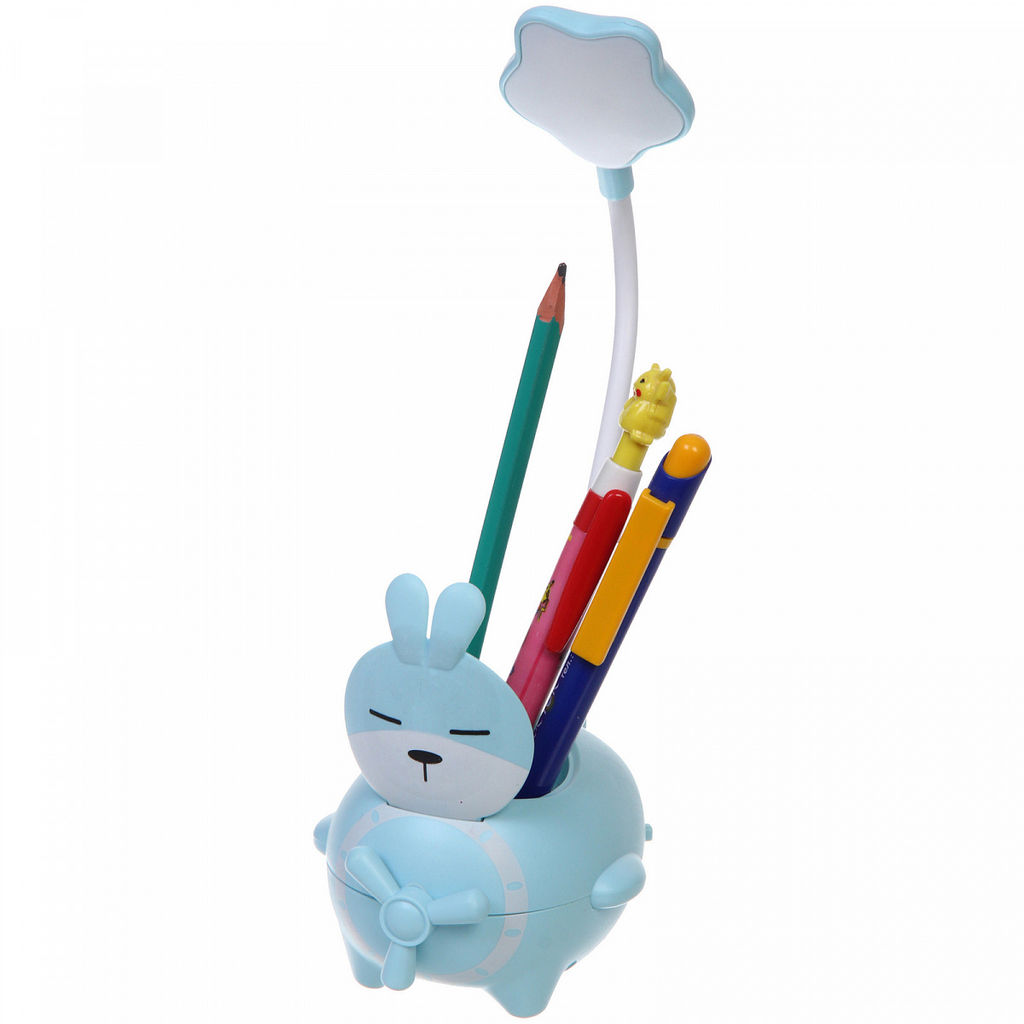 Цена за 2 шт. Настольная лампа "Sweet - Зверюшка" LED, USB 3w 5v, Голубой