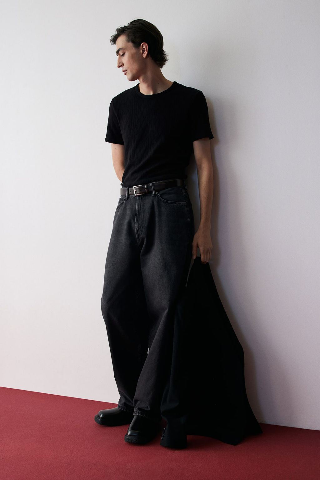 Camiseta con textura Slim Fit - H&m фото 3