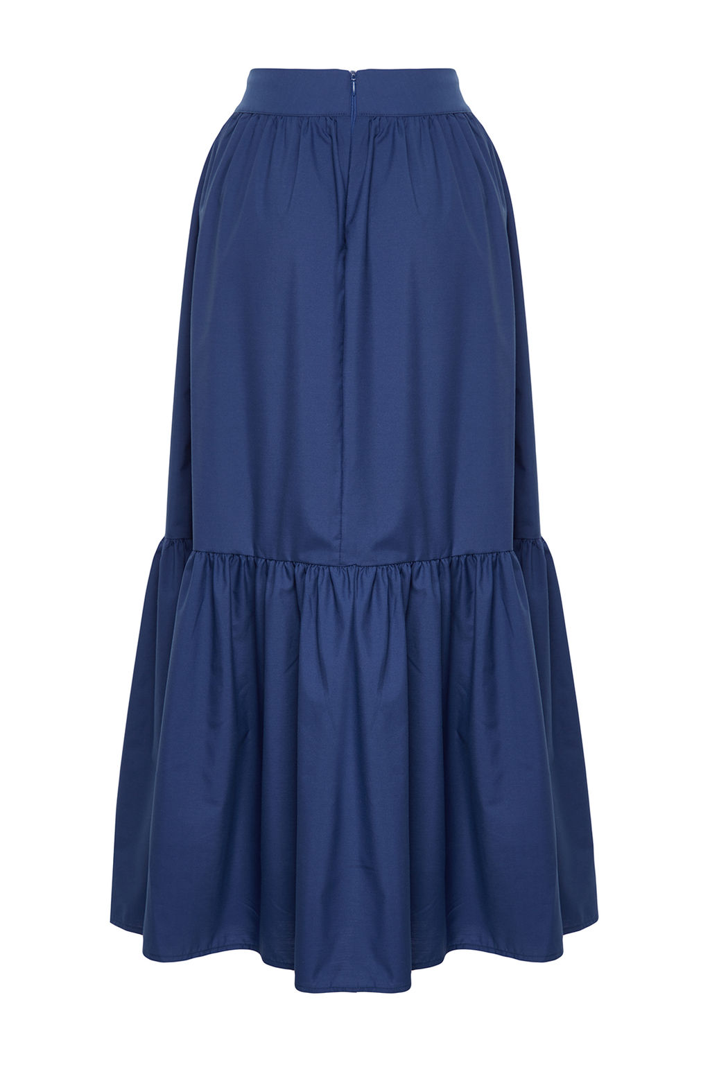 TRENDYOLMILLA Indigo Klos Pamuklu Maxi Boy Dokuma Etek TWOSS24ET00059  фото 9