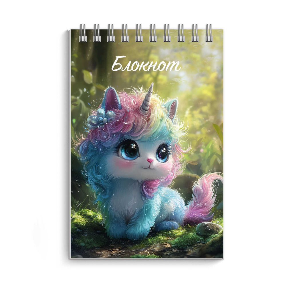 Цена за 2 шт. Блокнот, А7, 40 л, арт. 72781 МАЛЕНЬКИЙ ЕДИНОРОГ