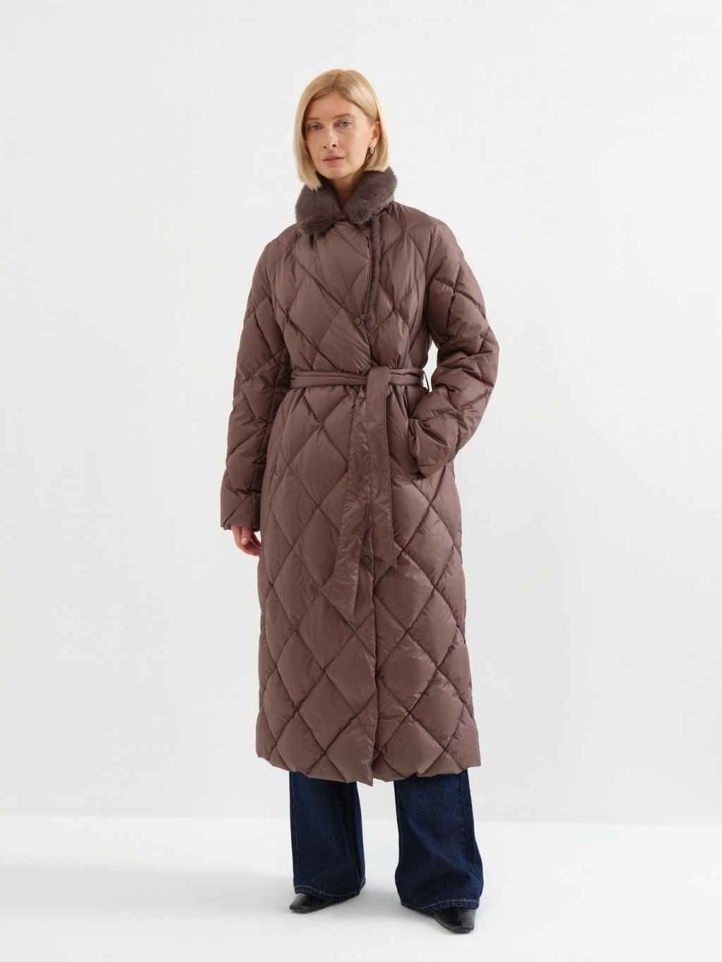 Conso/WDLF 230541 - cappuccino Пуховое пальто