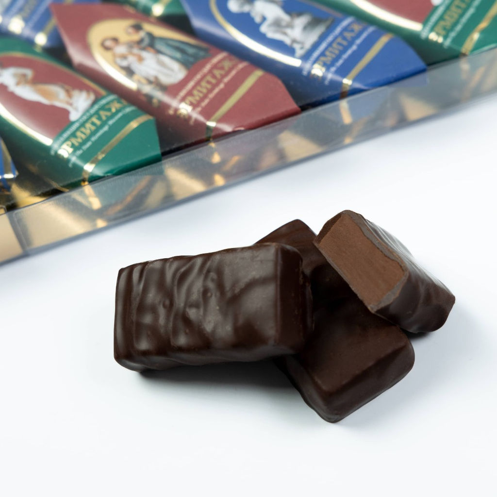 Шоколадные конфеты Трюфели Экстра Эрмитаж 180г - Петербургская коллекция фото 2