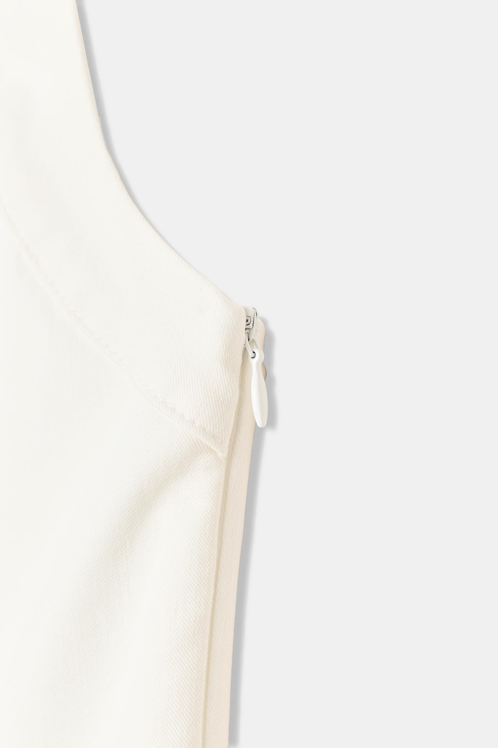 VESTIDO HALTER VUELO / Blanco roto - Zara фото 5