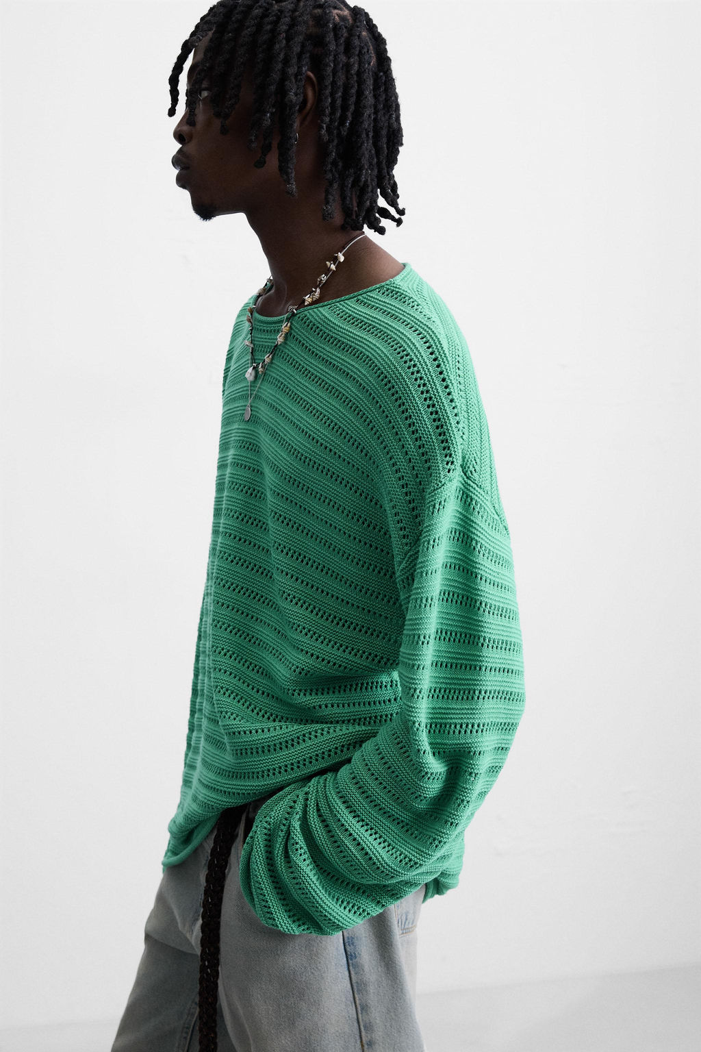 TEXTURED KNIT SWEATER - Zara фото 6