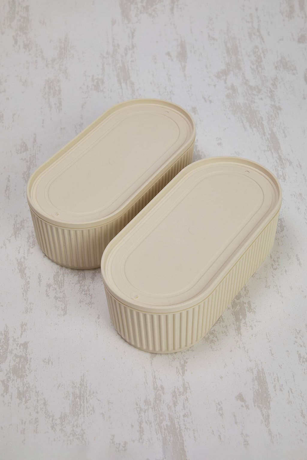 2li Elastik Bantl? Pratik Saklama Kab?/Lunch Box Seti 2x(1100 ml) TPHSS25SKB00005 - Trendyolmilla фото 3