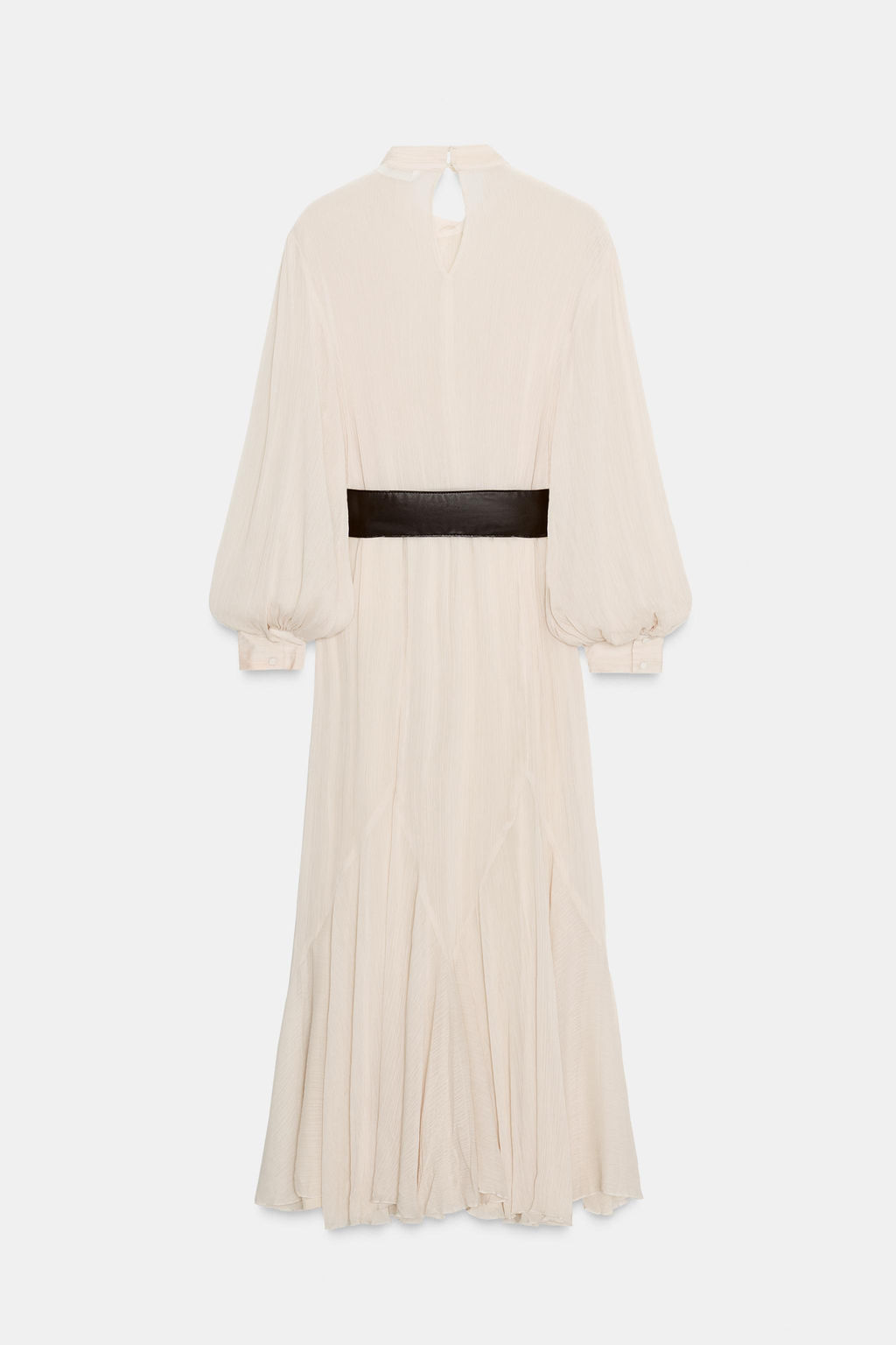 LACE MIDI DRESS WITH BELT - Zara фото 8