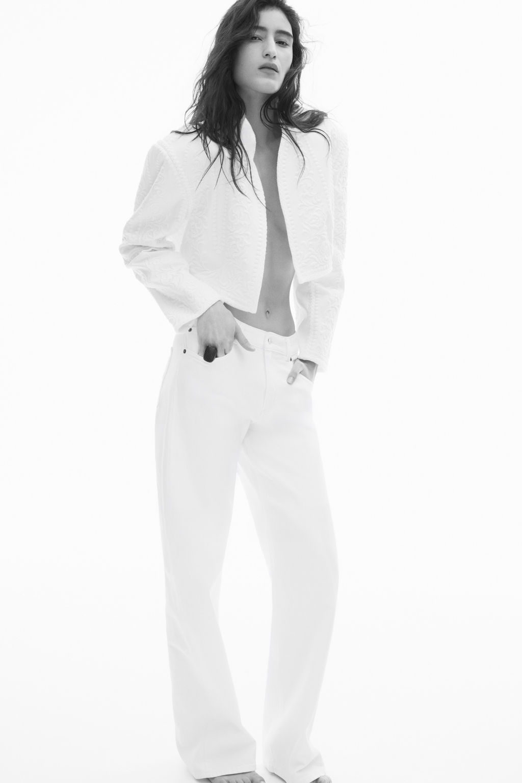 Wide High Waist Jeans - H&m фото 17