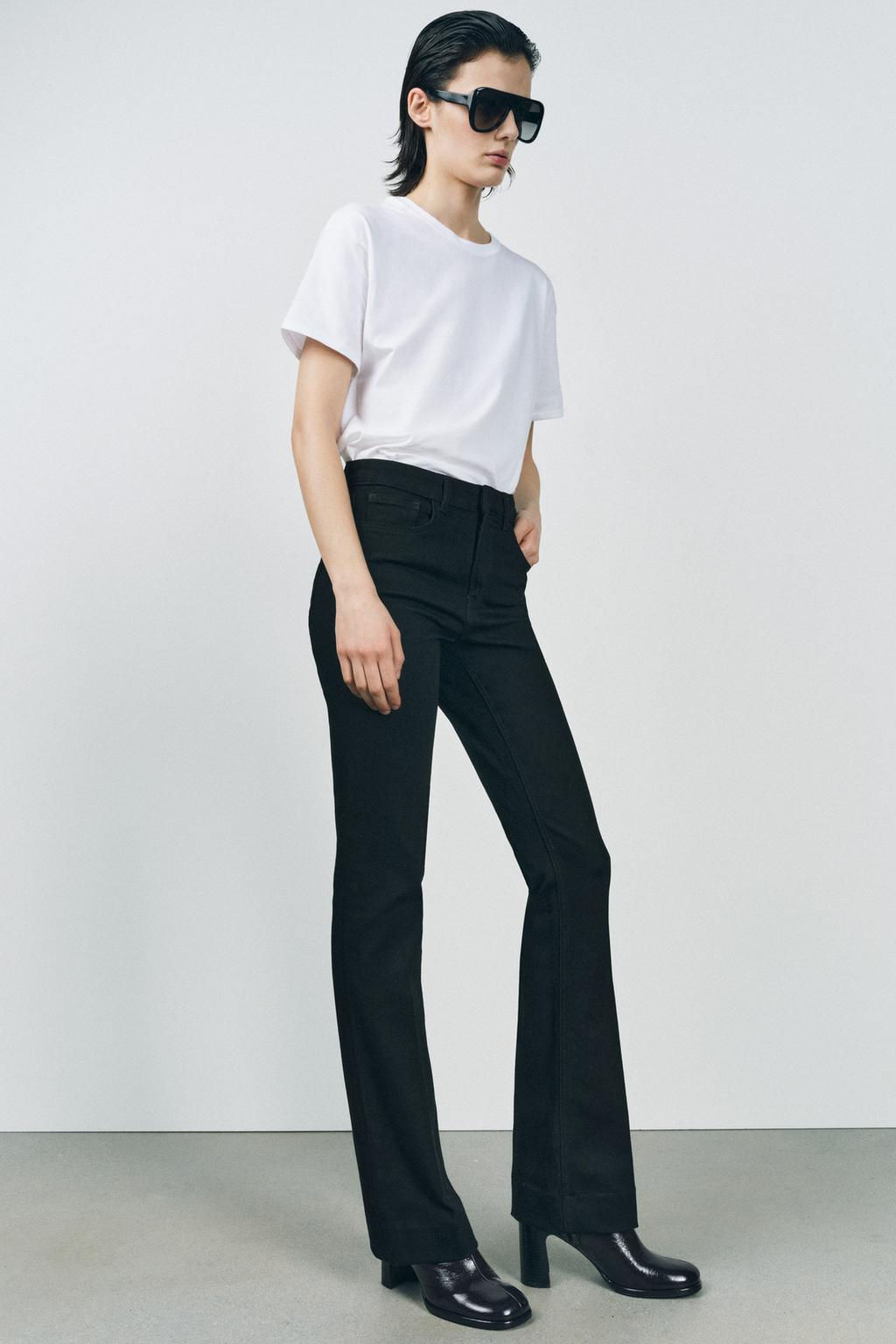 ZW COLLECTION BOOTCUT MID-WAIST JEANS - Zara фото 11