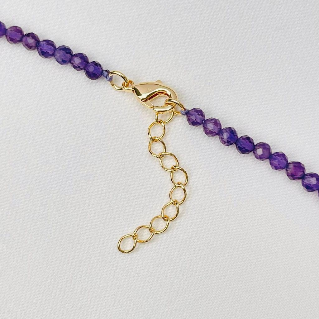 Колье из Аметиста 38 см +