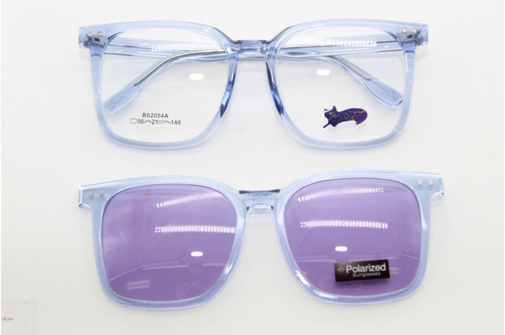 Оправа Bosiyan 2054 56-21-148 C4 с насадкой Polarized