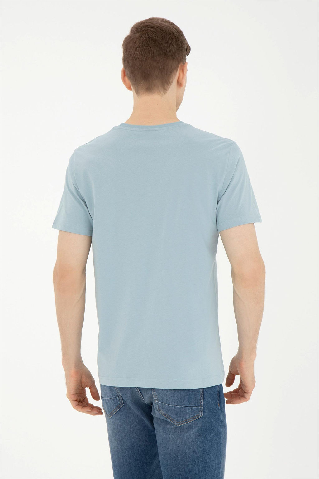 Мужская футболка водно-зеленого цвета - U.s. polo assn фото 5