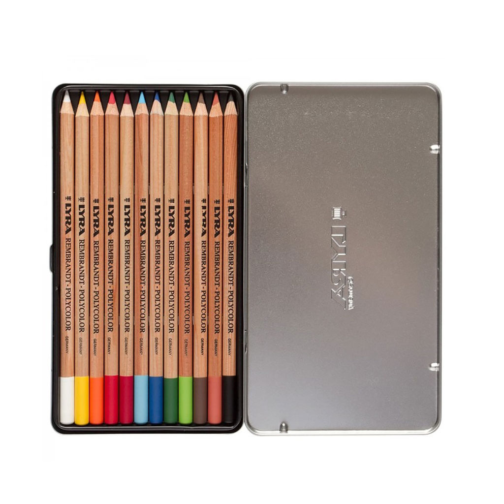 LYRA Набор цветных карандашей Rembrandt Polycolor заточенный 12 цв. L2001120 - Kanzy фото 3