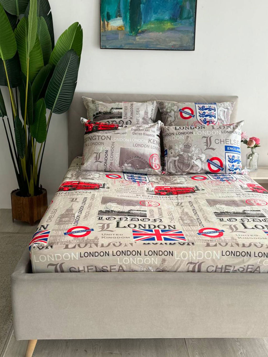 Простыня бязь на резинке - Лондон - Гармония Уюта фото 6