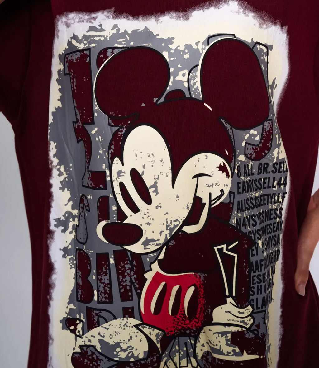 Футболка #КТ6-62, бордовый