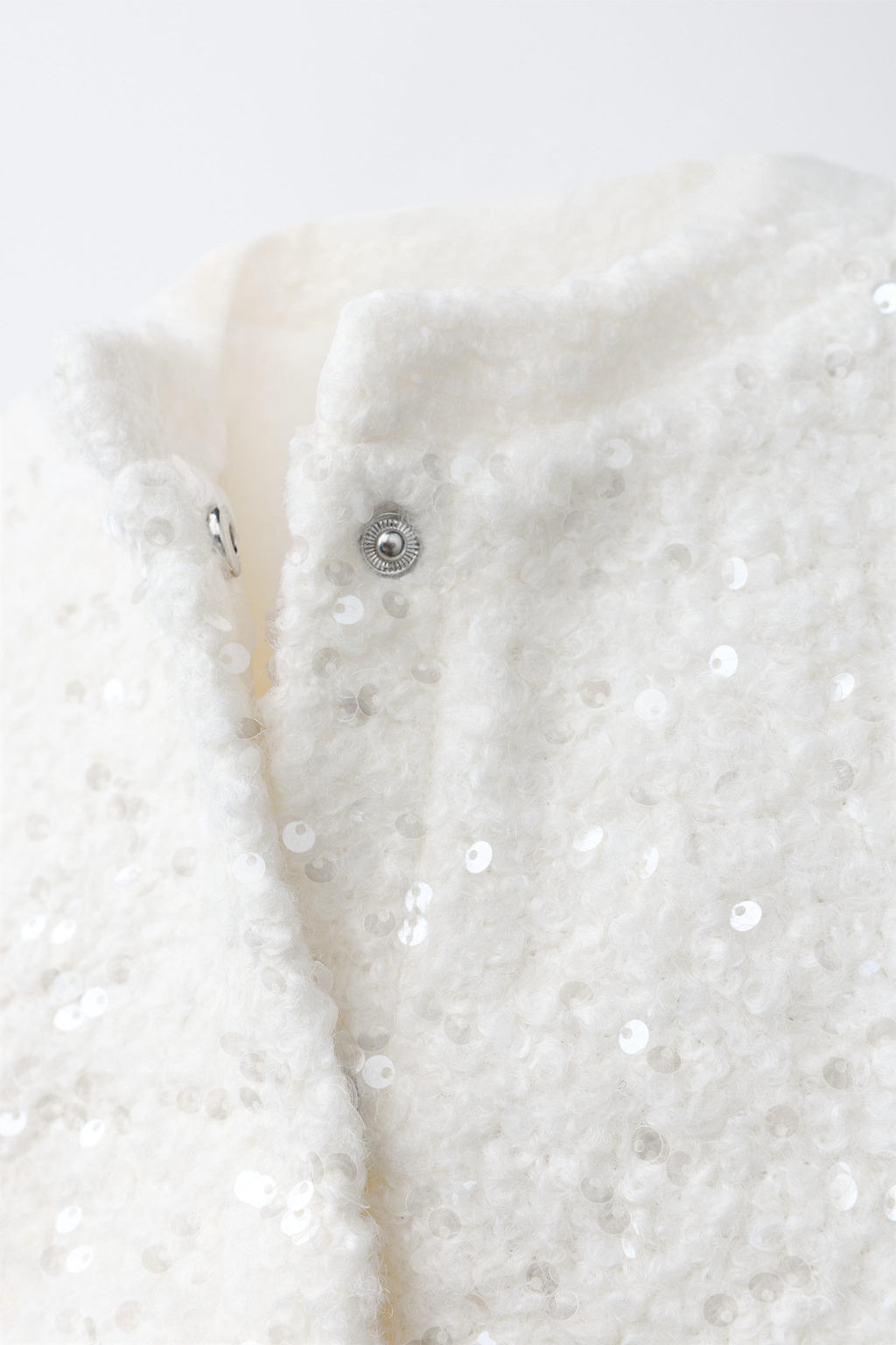 SEQUIN BOMBER JACKET - Zara фото 5