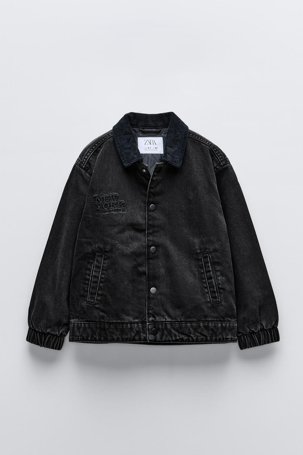 EMBROIDERED DENIM JACKET - Zara фото 2