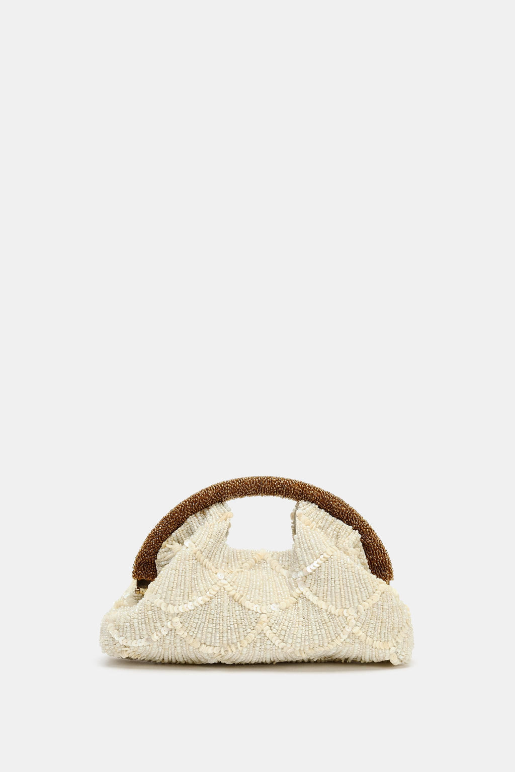 BOLSO CLUTCH APLIQUES / Crudo - Zara фото 2