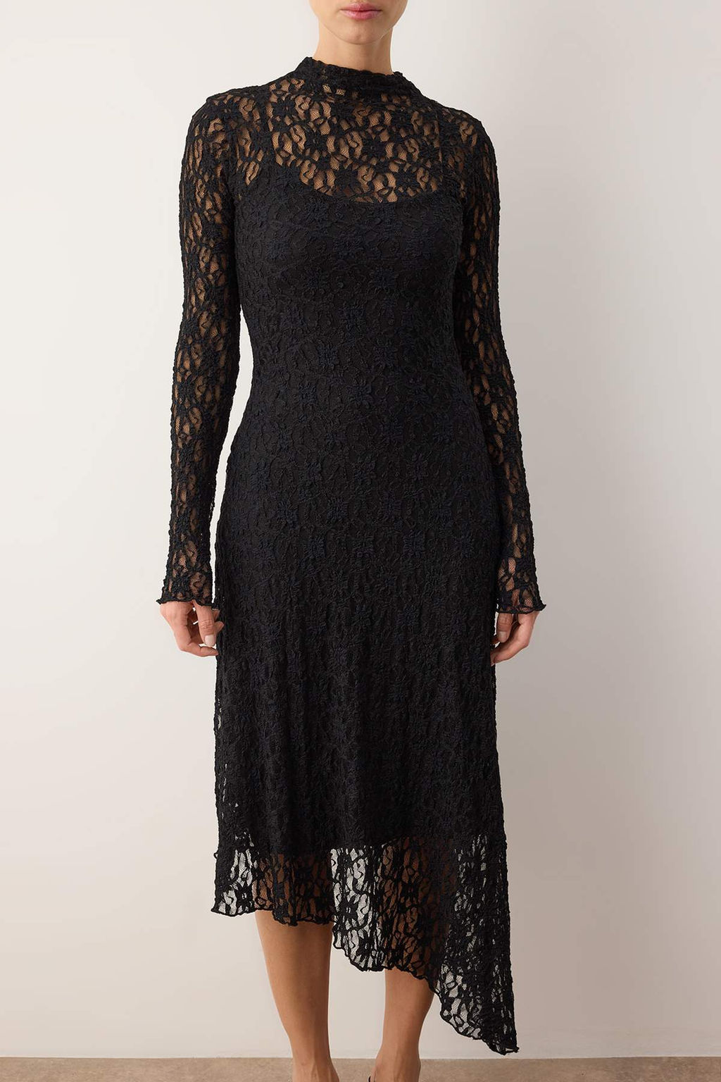 Siyah Duz Maxi Orme Elbise TWOAW26EL00057