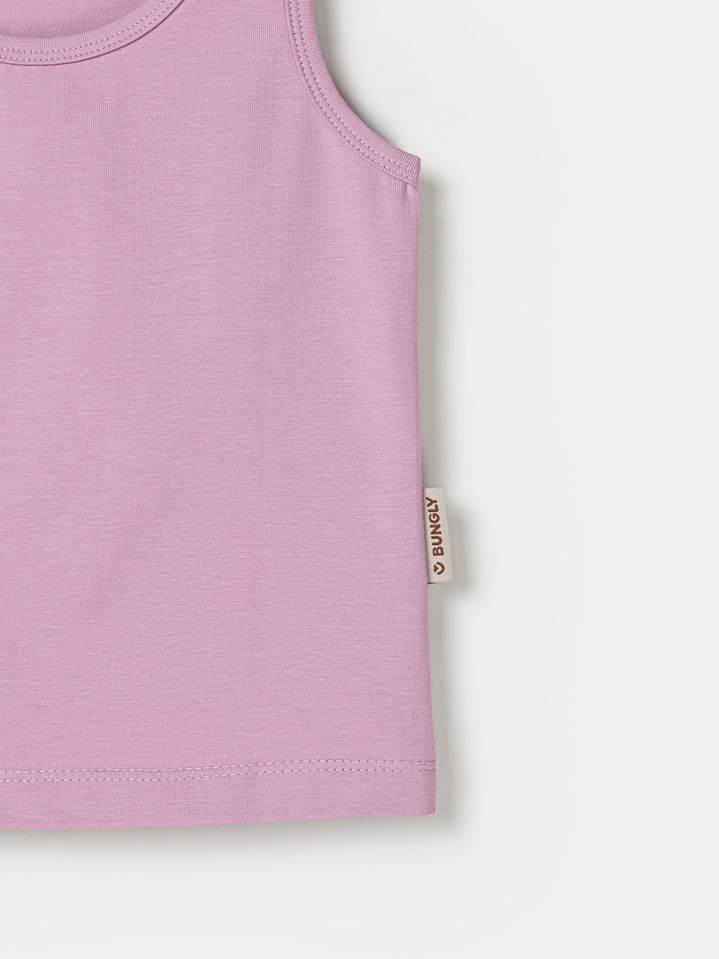 Комплект маек для девочек Пудра/Молоко 2 шт - Bungly фото 3