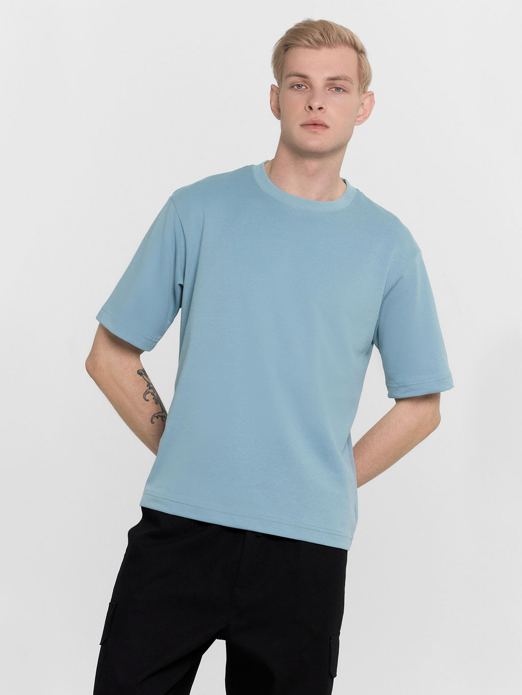 Футболка мужская голубая полынь 111859 - Mark formelle фото 2