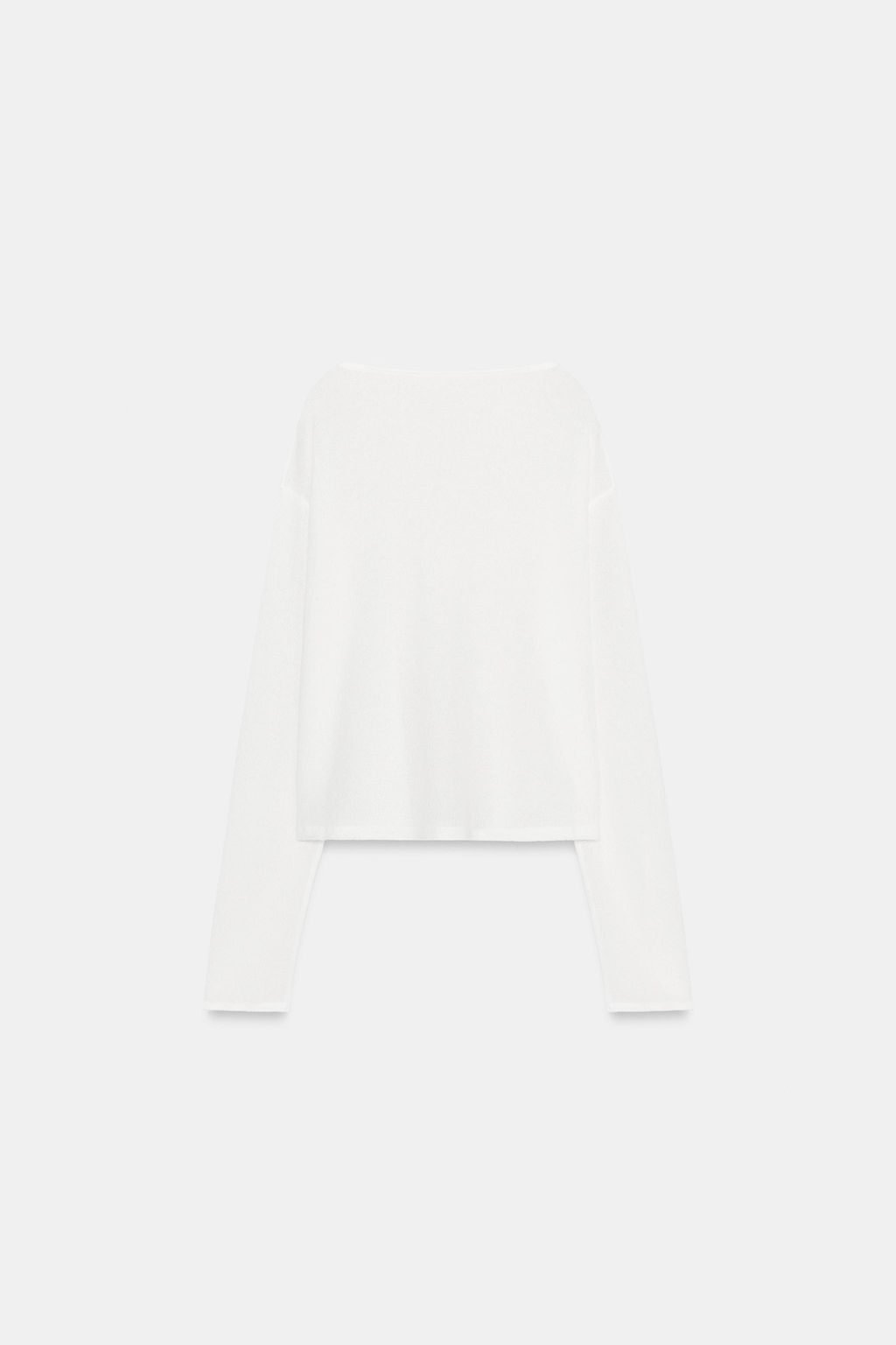 JERSEY R?STICO CALADO / Blanco - Zara фото 5