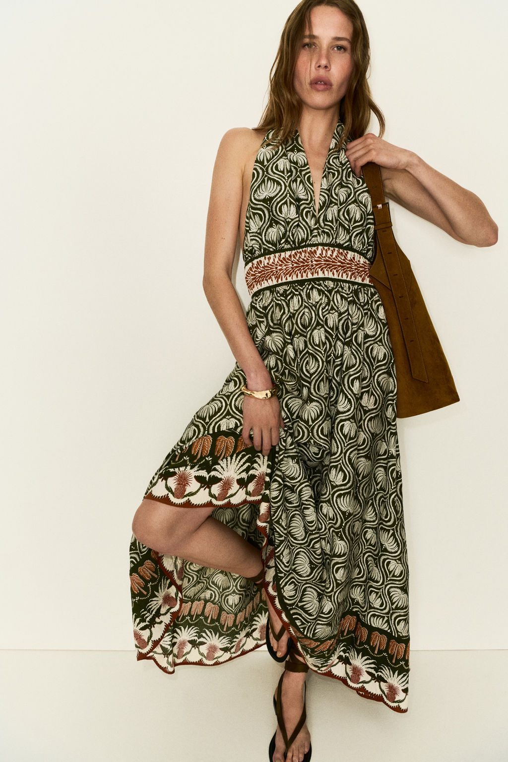 Vestido halter con vuelo - H&m фото 4