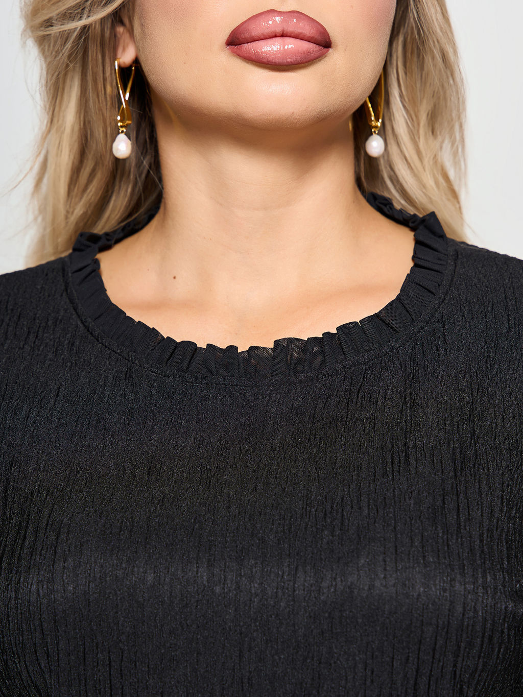 Платье  из трикотажа гофре - Dora фото 3