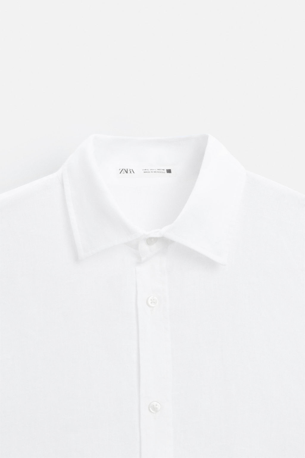 100% LINEN SHIRT - Zara фото 8