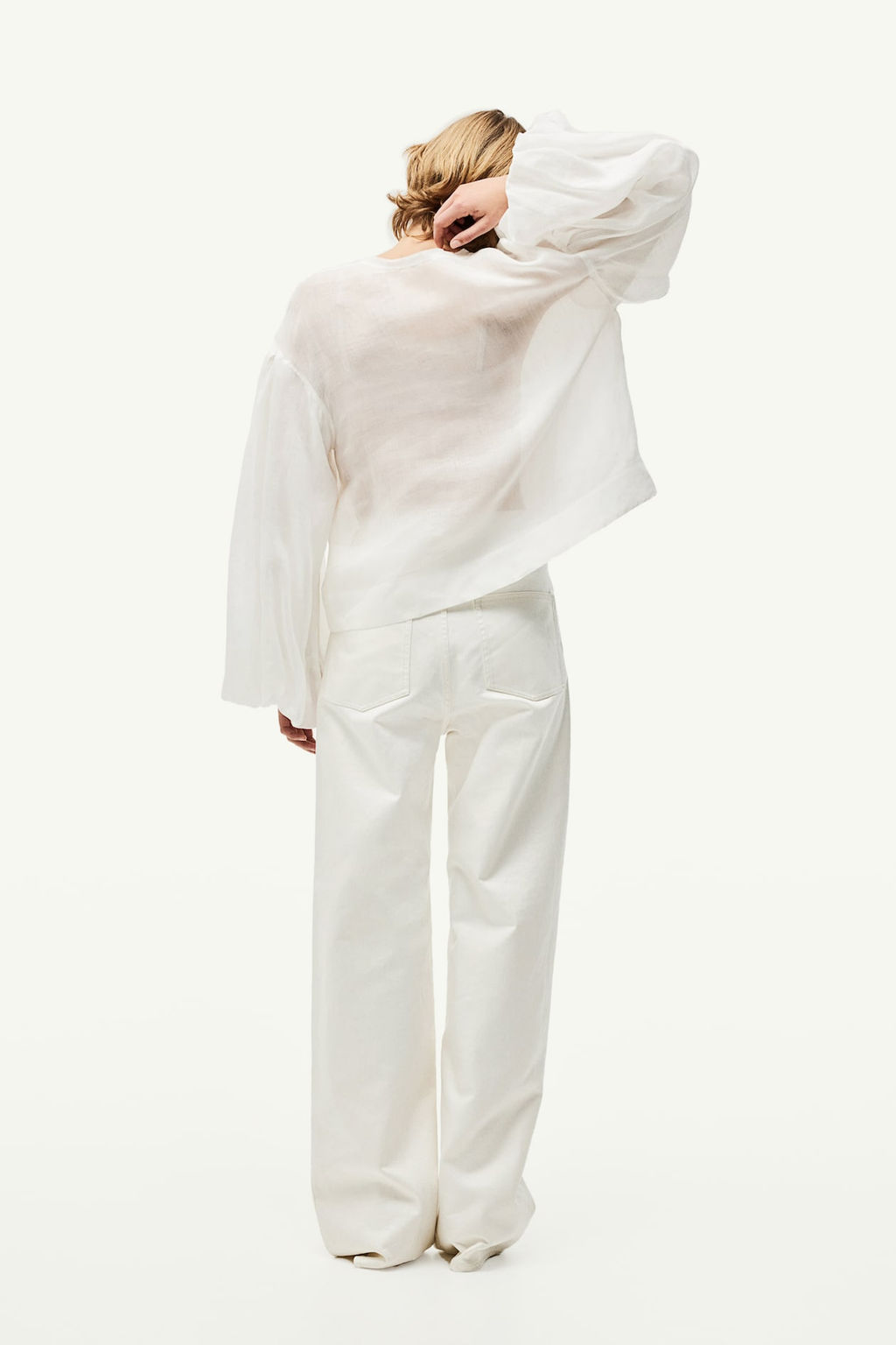 Coated Wide Regular Jeans - H&m фото 3