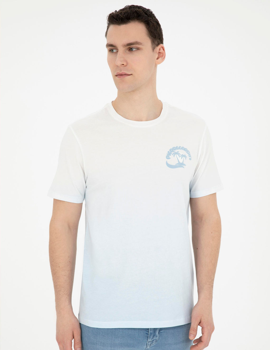 A__k Mavi Regular Fit Ti__rt