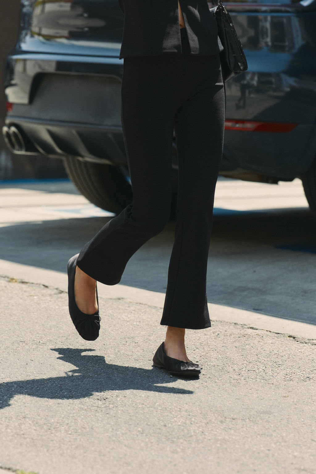 PANTAL?N TOBILLERO STRETCH / Negro