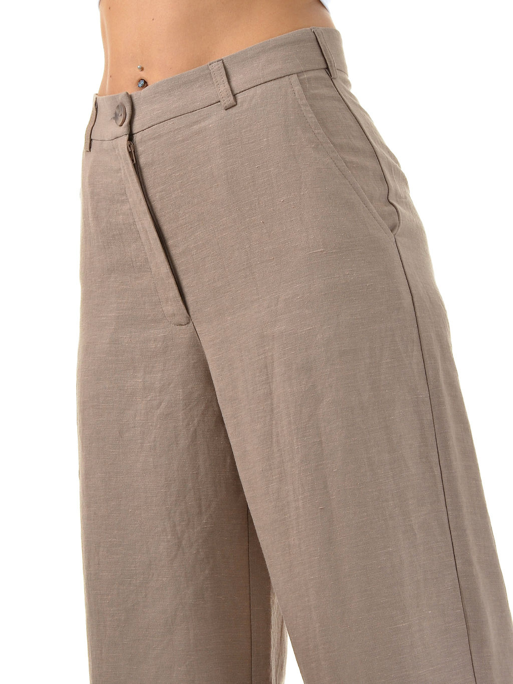 Брюки из ЛЬНА с ВИСКОЗОЙ на молнии. - А+б коллекция фото 5