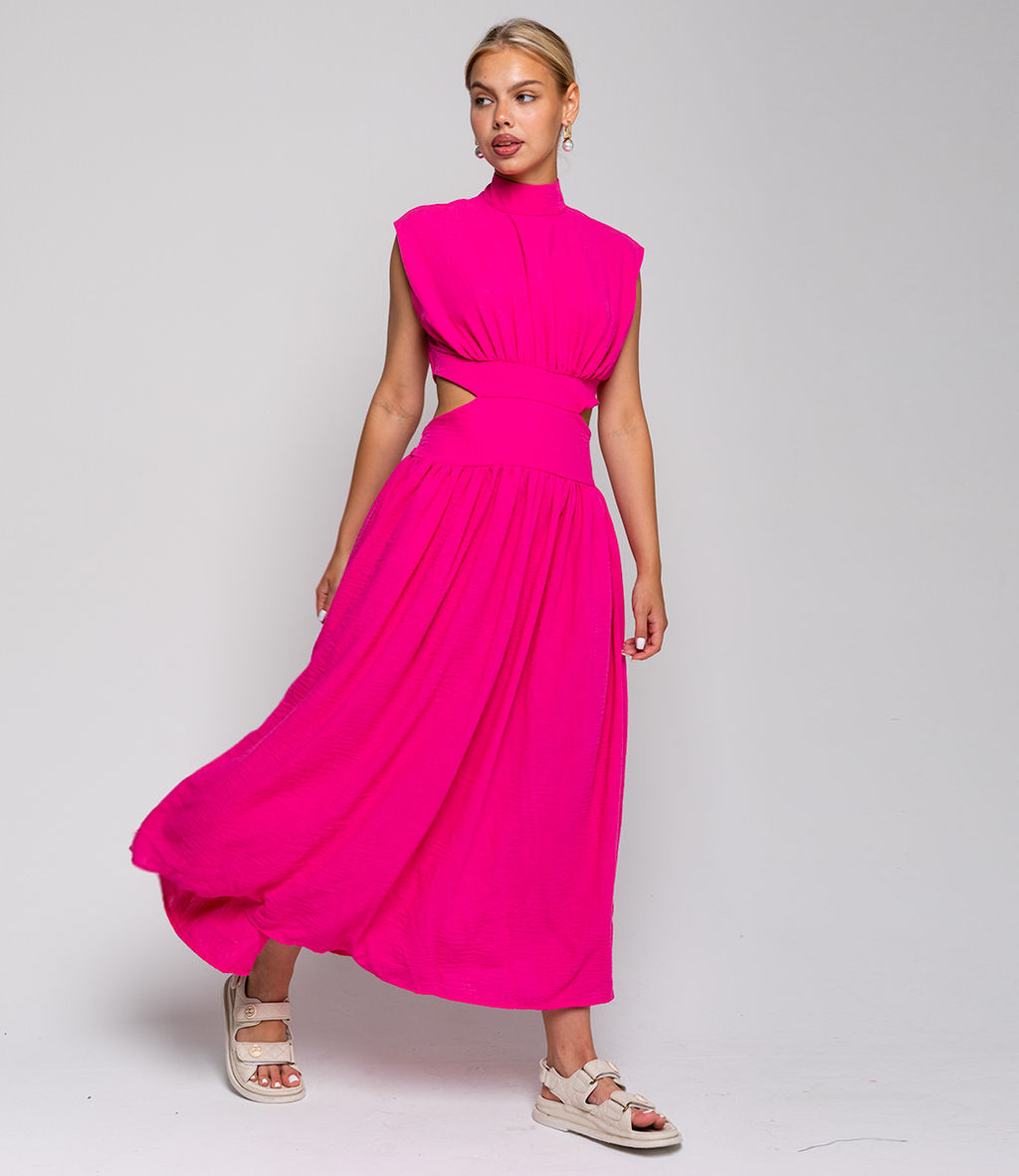 Платье #ОТЦ04002, фуксия - Dommod фото 8