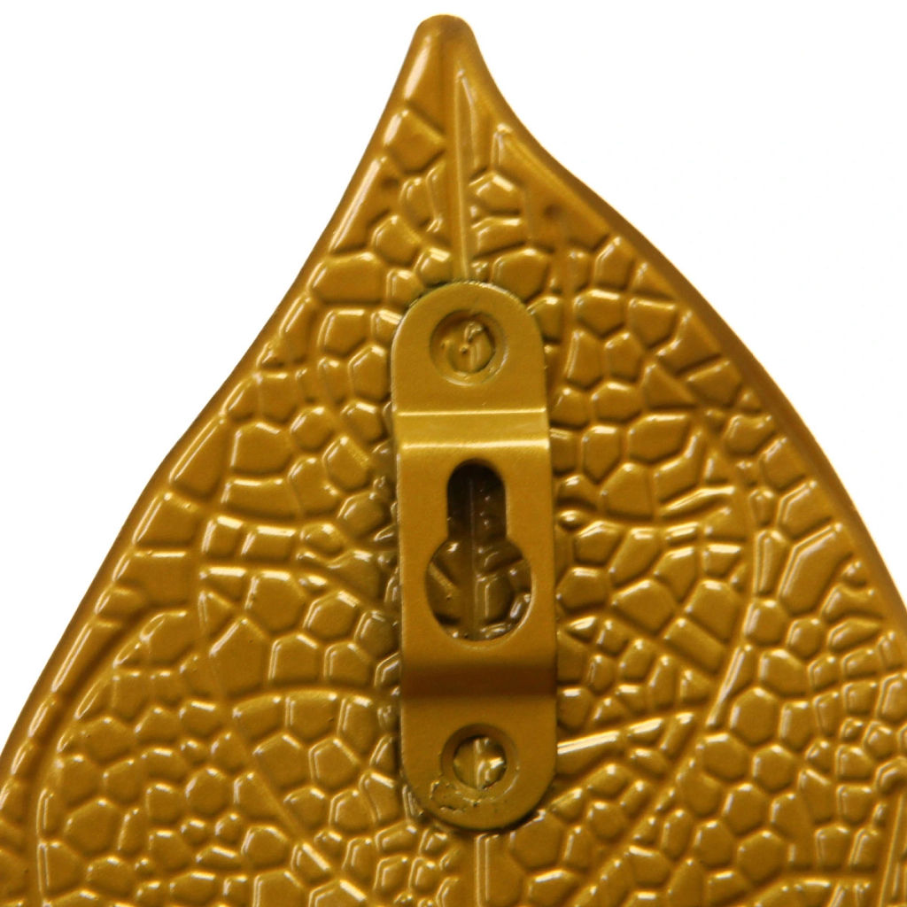 Цена за 6 шт. Крючок интерьерный металлический "ЛОФТ ТАМБЛ", пианоно, цвет золото, 8*18,5см