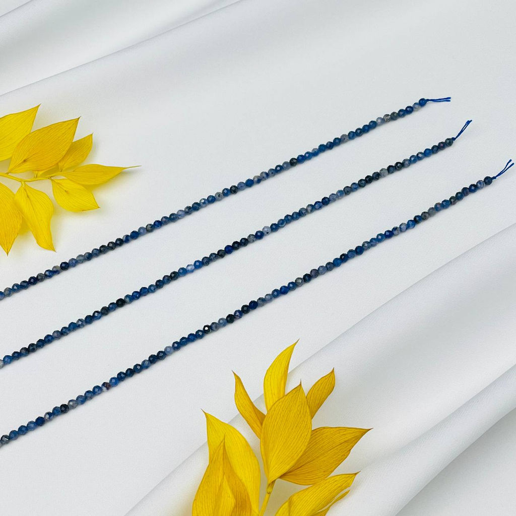 Бусины для украшений из Содалита (110 бусин) 39 см