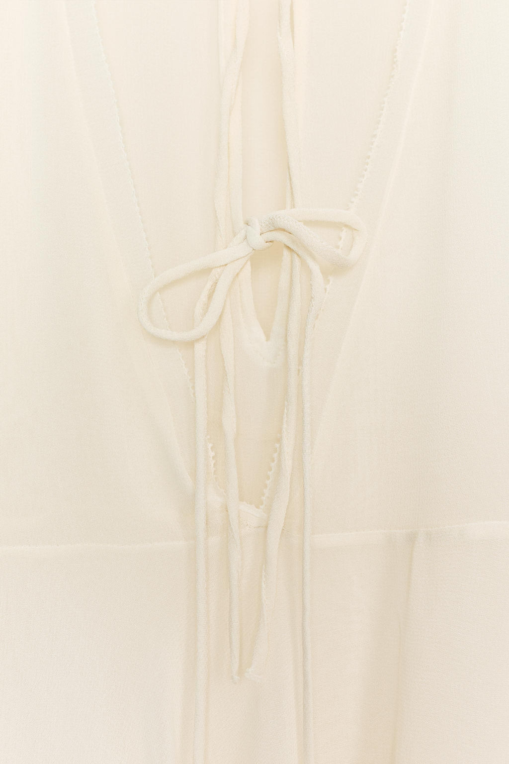 BLUSA VOLANTES ZW COLLECTION / Crudo - Zara фото 9