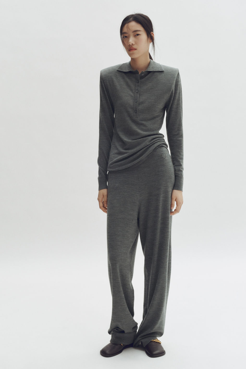 Joggers amplios en lana merino - H&m фото 3