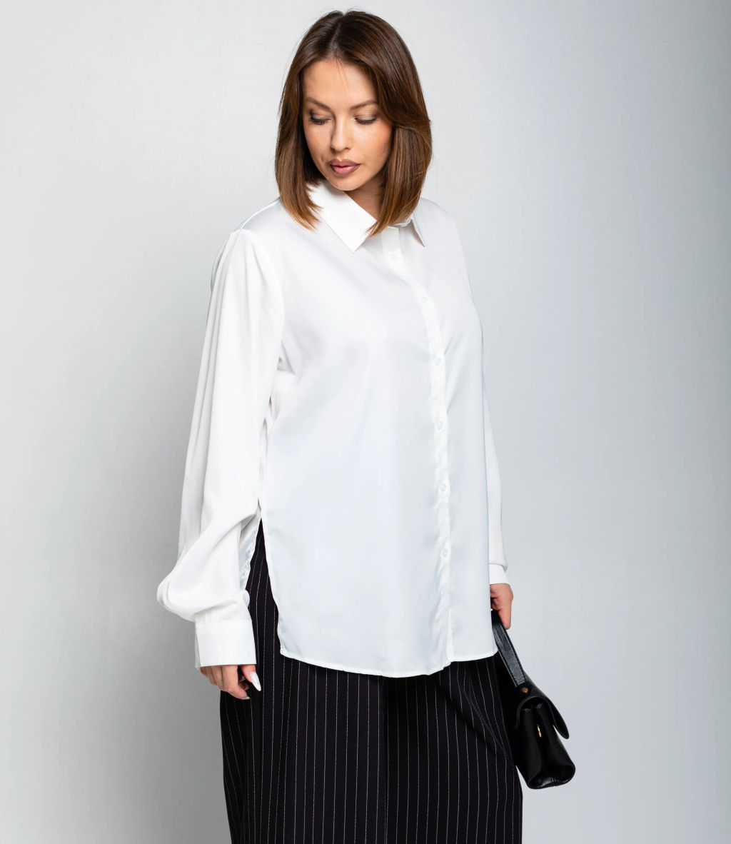 Рубашка #ОКТ085005, белый - Dommod фото 2