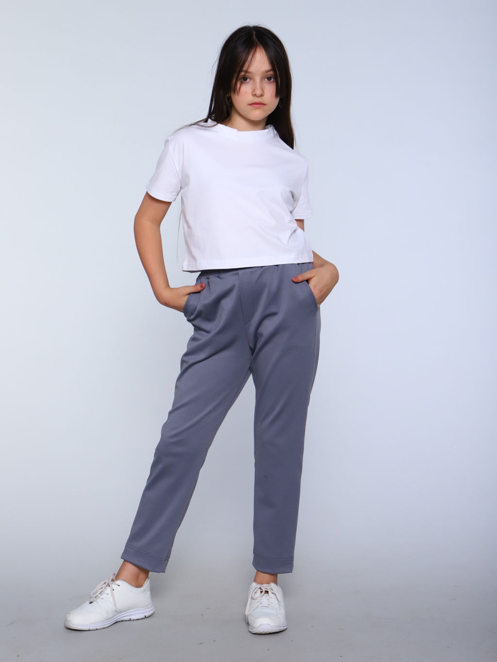 Брюки Высота черный - Ладошки фото 43