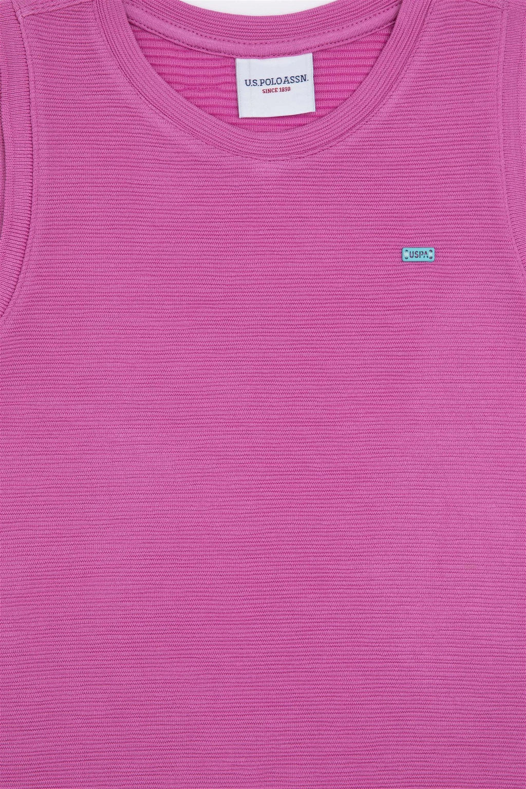 Фиолетовое трикотажное платье без рукавов для девочки Неожиданная скидка в корзине - U.s. polo assn фото 3