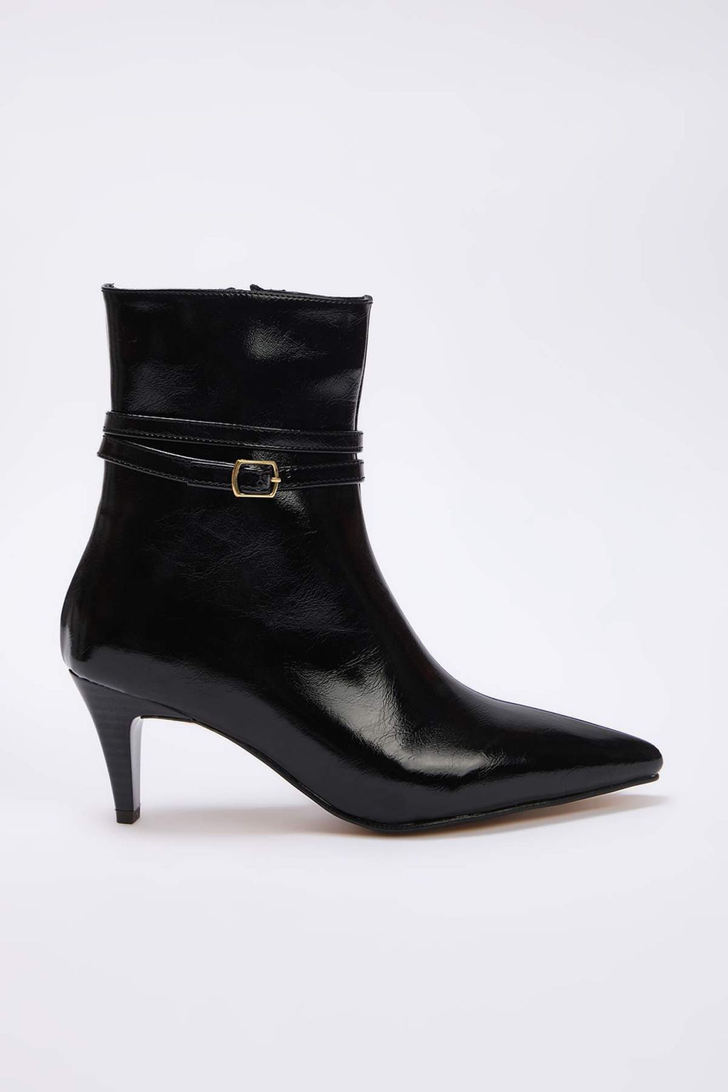 Siyah Kemerli Ince Topuklu Kad?n Bot TAKAW26BO00116 - Trendyolmilla фото 4