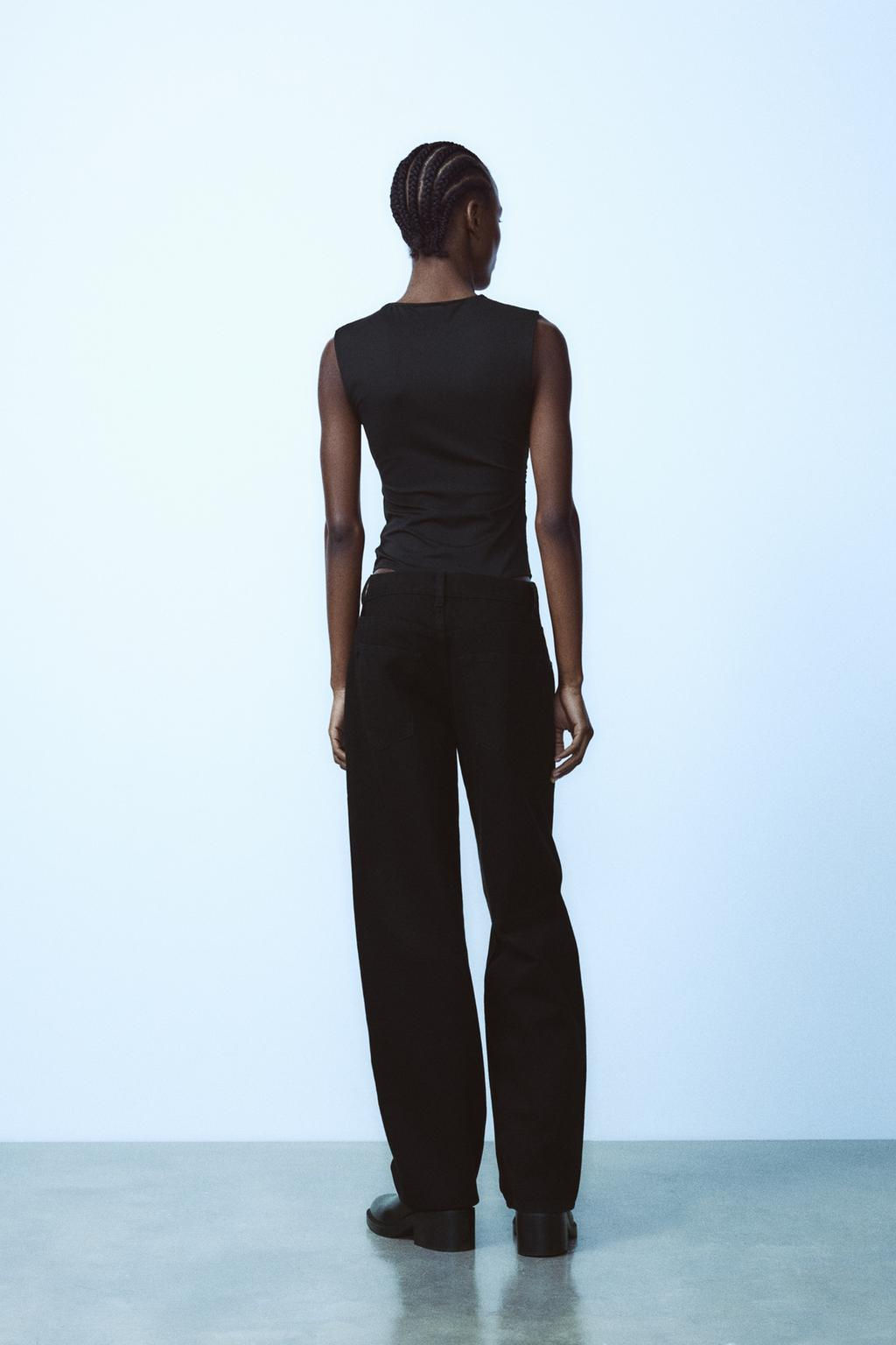 TRF BALLOON MID-RISE JEANS - Zara фото 13