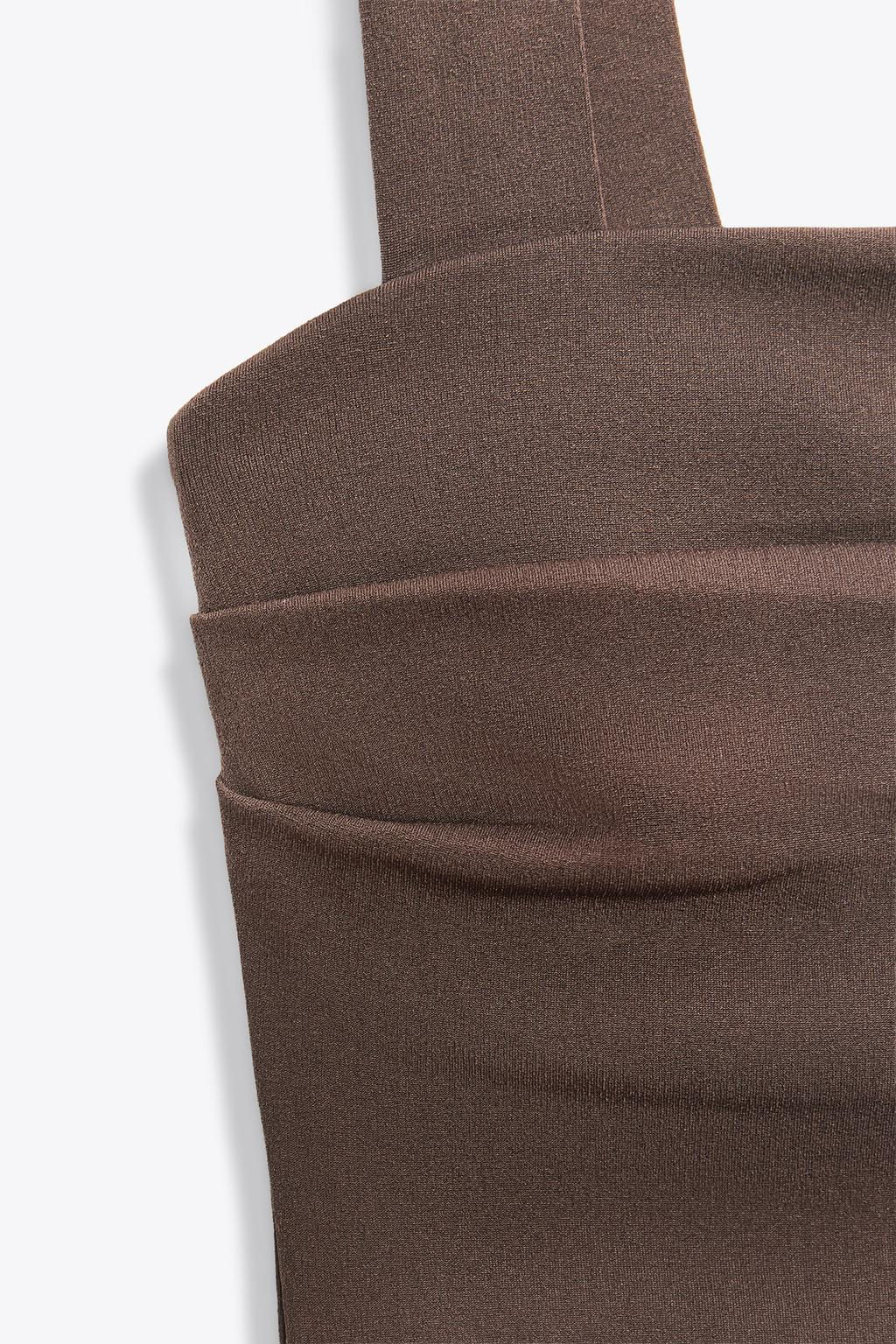 PLEATED MIDI DRESS - Zara фото 13