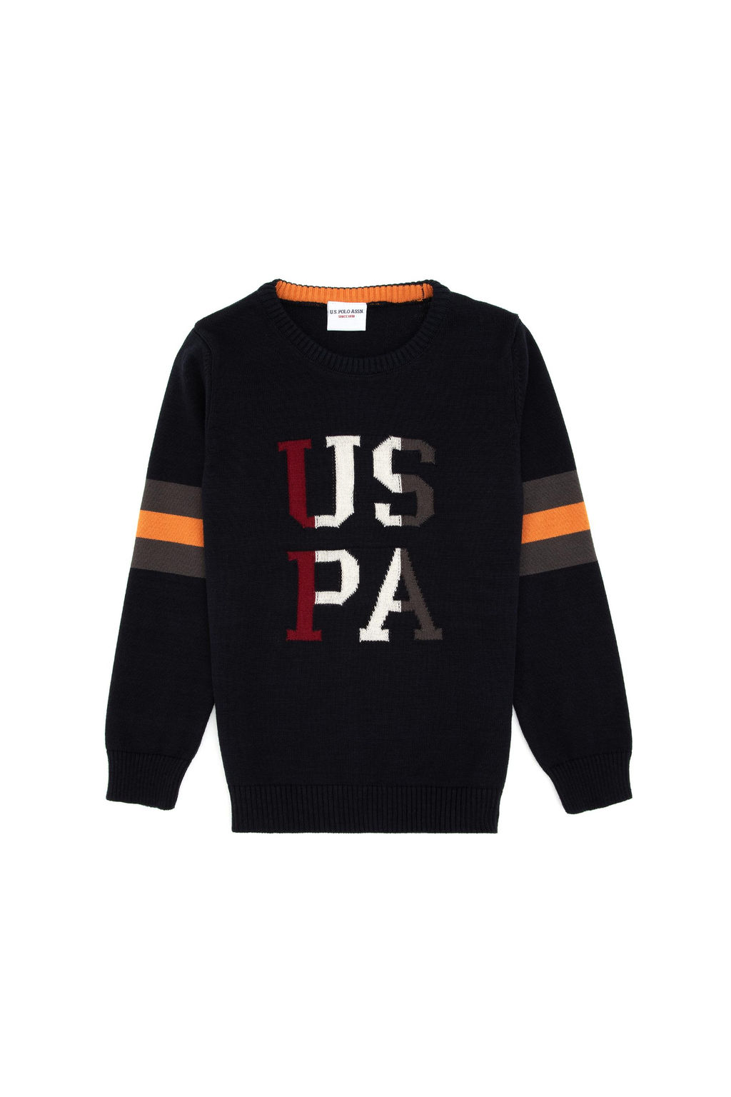 Erkek _ocuk Lacivert Bisiklet Yaka Kazak - U.s. polo assn фото 2