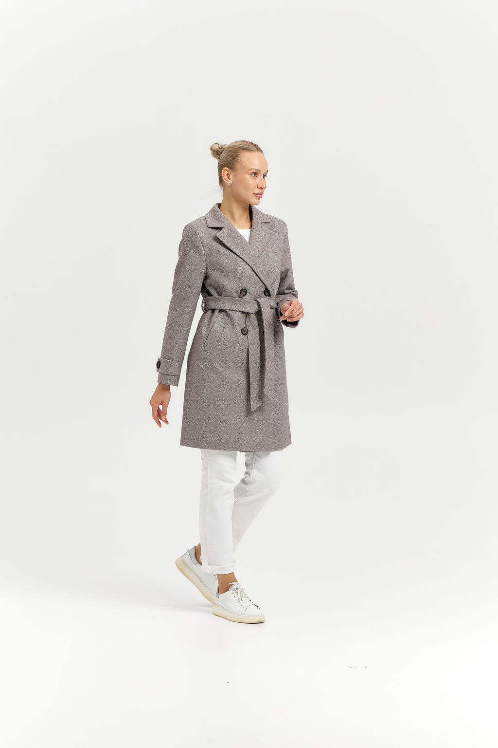 Пальто женское демисезонное 25570 (клетка britny) - Kankan фото 47