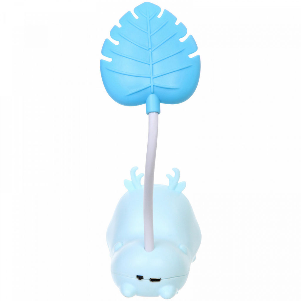 Цена за 2 шт. Настольная лампа "Sweet deer" 7.5*13.5*20 см LED, USB 0.6-3W, Голубой